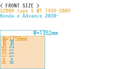 #S2000 type S MT 1999-2009 + Honda e Advance 2020-